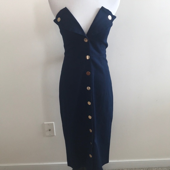 Nasty Gal Dresses & Skirts - NWT Nasty Gal Denim Pin Up Dress